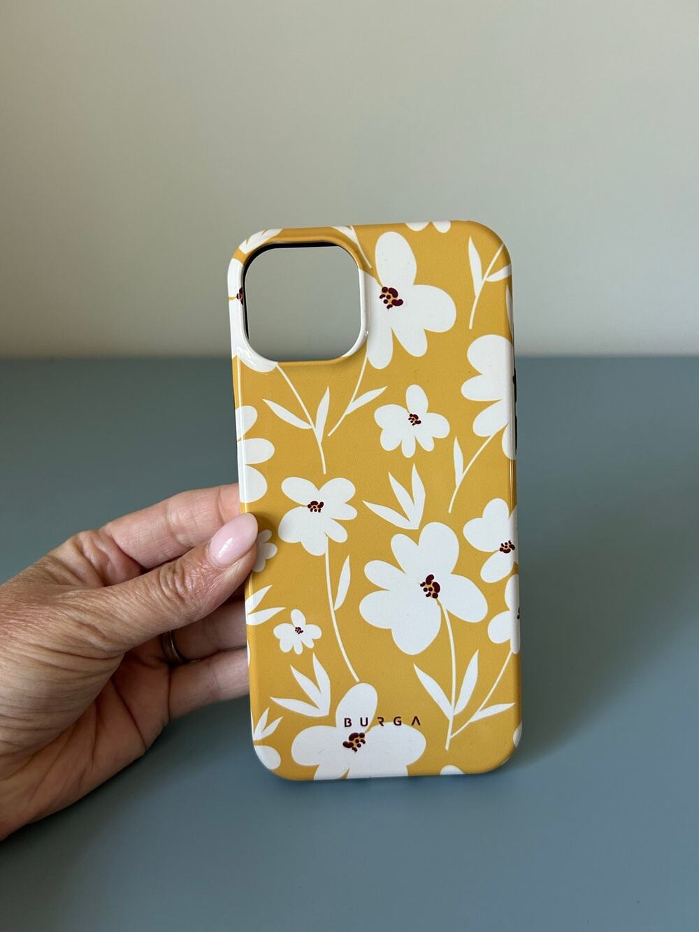 Burga phone case yellow flowers iPhone 15 pro max